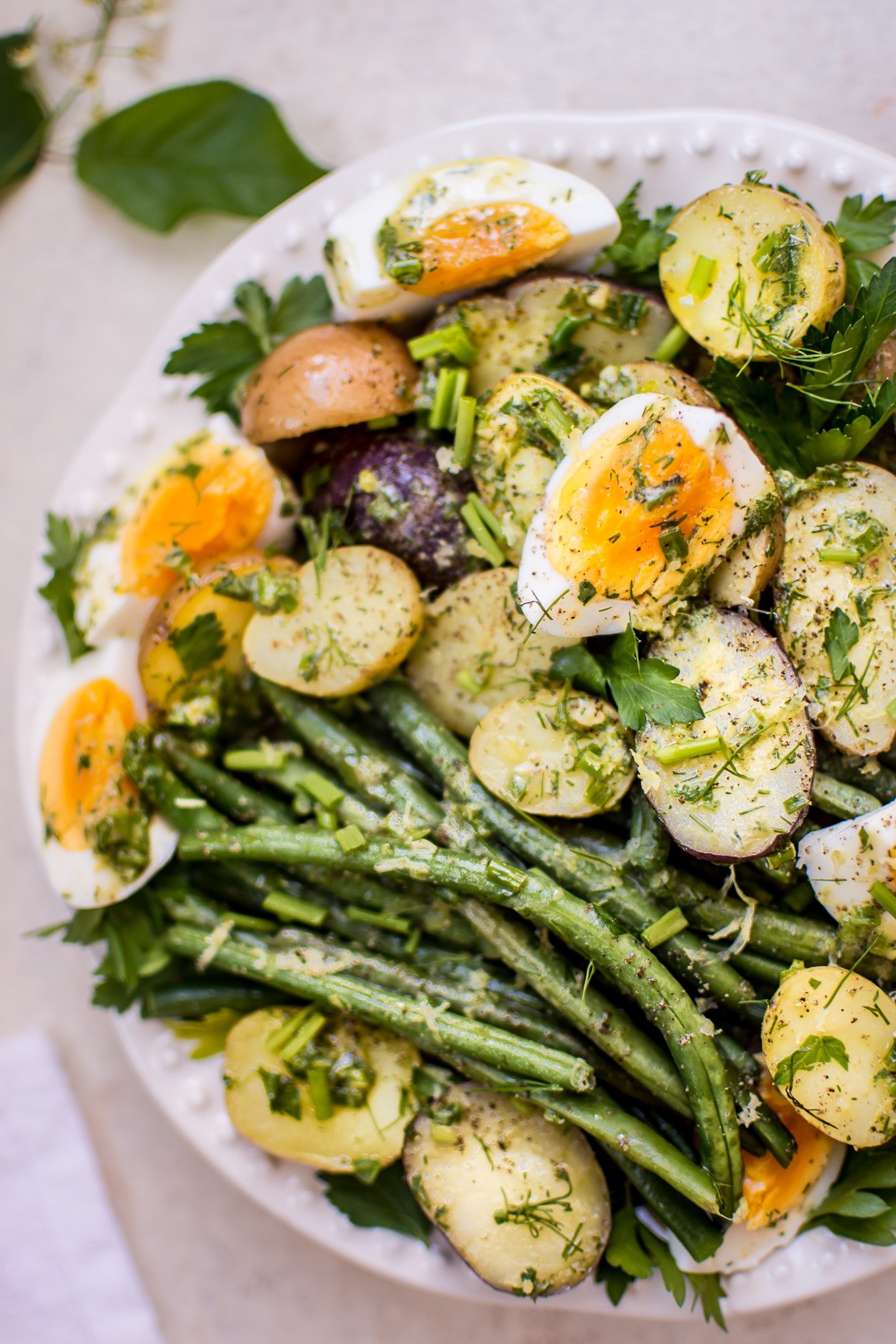 Potato and Green Bean Salad with Eggs • Salt & Lavender
