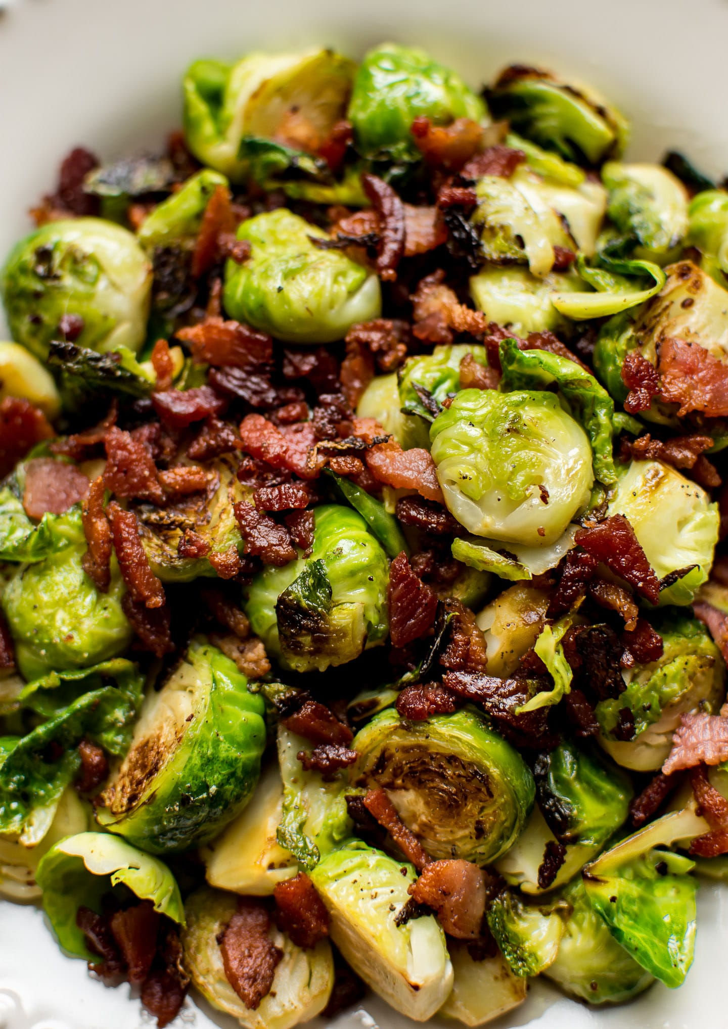 Easy Brussels Sprouts and Bacon Recipe • Salt & Lavender