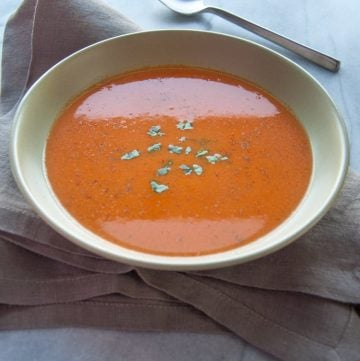 Roasted Tomato and Tarragon Soup - Salt & Lavender