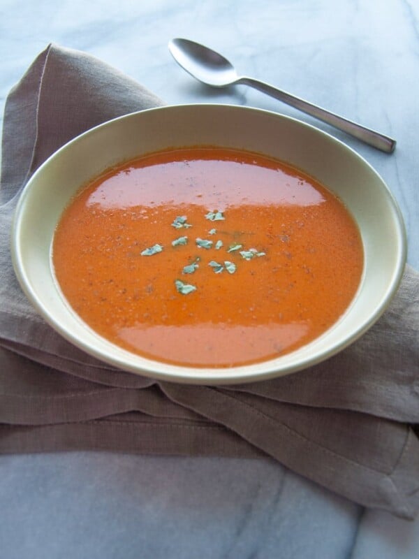 Roasted Tomato and Tarragon Soup - Salt & Lavender