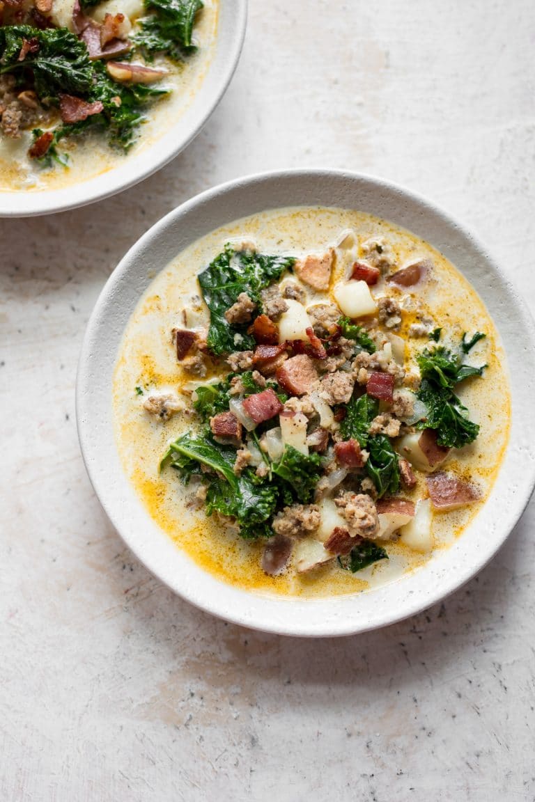 Zuppa Toscana (Sausage, Bacon, Potato, and Kale Soup) • Salt & Lavender