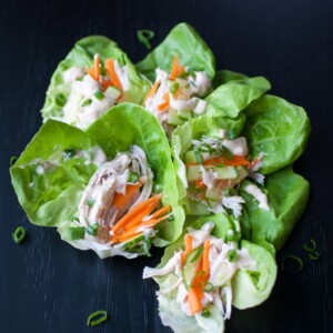 Asian Inspired Chicken Lettuce Wraps - Salt & Lavender