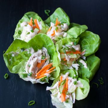 Asian Inspired Chicken Lettuce Wraps - Salt & Lavender