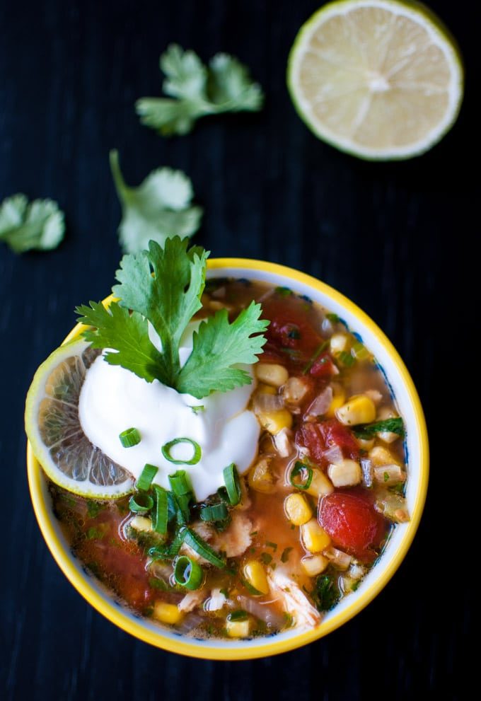 Chicken and Lime Soup - Salt & Lavender