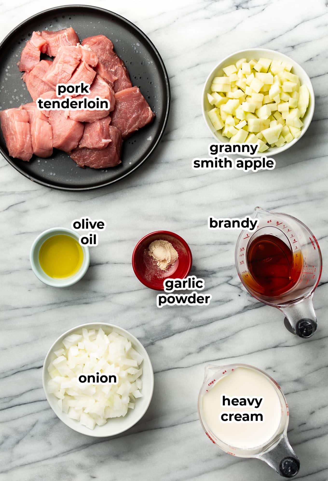 Creamy Brandy Apple Pork Tenderloin • Salt & Lavender