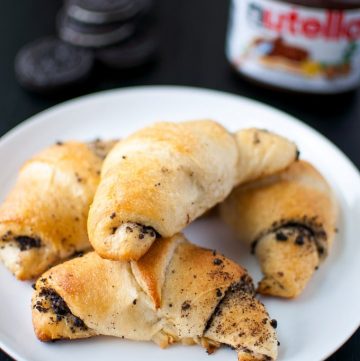 Oreo and Nutella Stuffed Crescent Rolls - Salt & Lavender