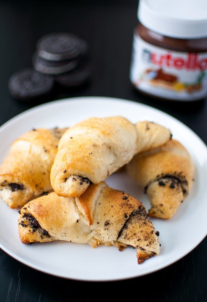 Oreo and Nutella Stuffed Crescent Rolls - Salt & Lavender