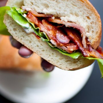 BLT with Garlic and Sun-dried Tomato Mayo - Salt & Lavender