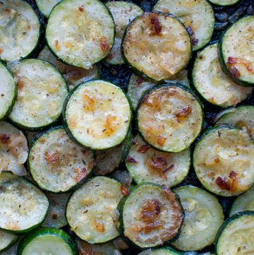 Zucchini with Onions - Salt & Lavender