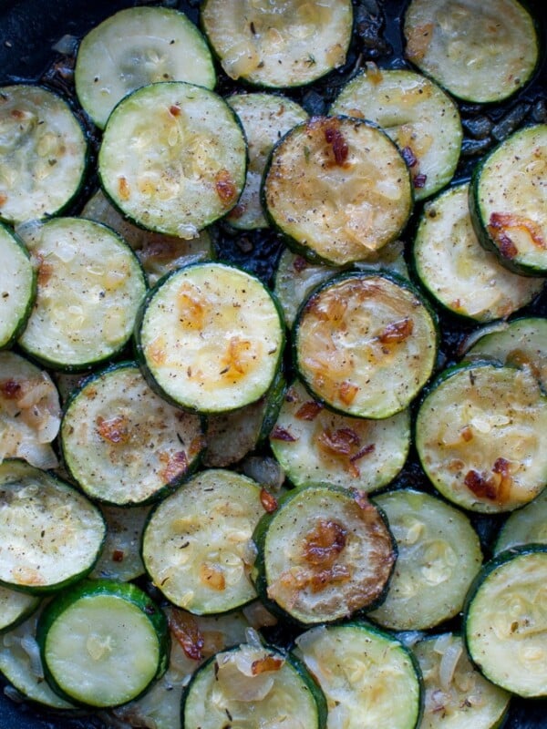 Zucchini with Onions - Salt & Lavender