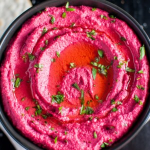 You'll want this vibrant and delicious beet hummus at your next party!