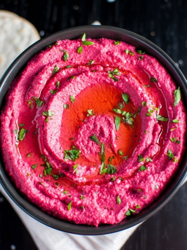 You'll want this vibrant and delicious beet hummus at your next party!