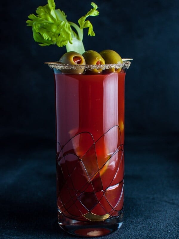 Canada's caesar cocktail is a delicious blend of vodka, Clamato juice, Worcestershire sauce, lime, and Tabasco sauce. Like bloody marys? You might want to try this!