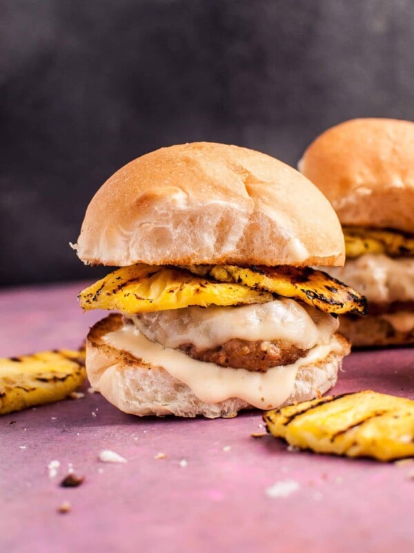 Looking to BBQ something a little different? Try my pork sliders with grilled pineapple. These little guys are a crowd-pleasing treat!