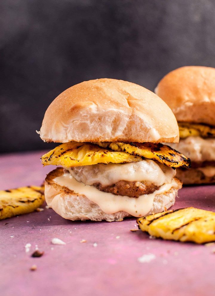 Looking to BBQ something a little different? Try my pork sliders with grilled pineapple. These little guys are a crowd-pleasing treat!