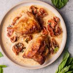 Crispy chicken in a creamy sun-dried tomato and basil sauce is comforting and decadent. You will love how easily these classic flavors come together for the perfect entree!