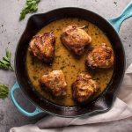 My crispy honey Dijon chicken is a grown-up twist on honey mustard, and it's absolutely delicious. Dijon mustard, white wine, and butter make it taste extra luxe.