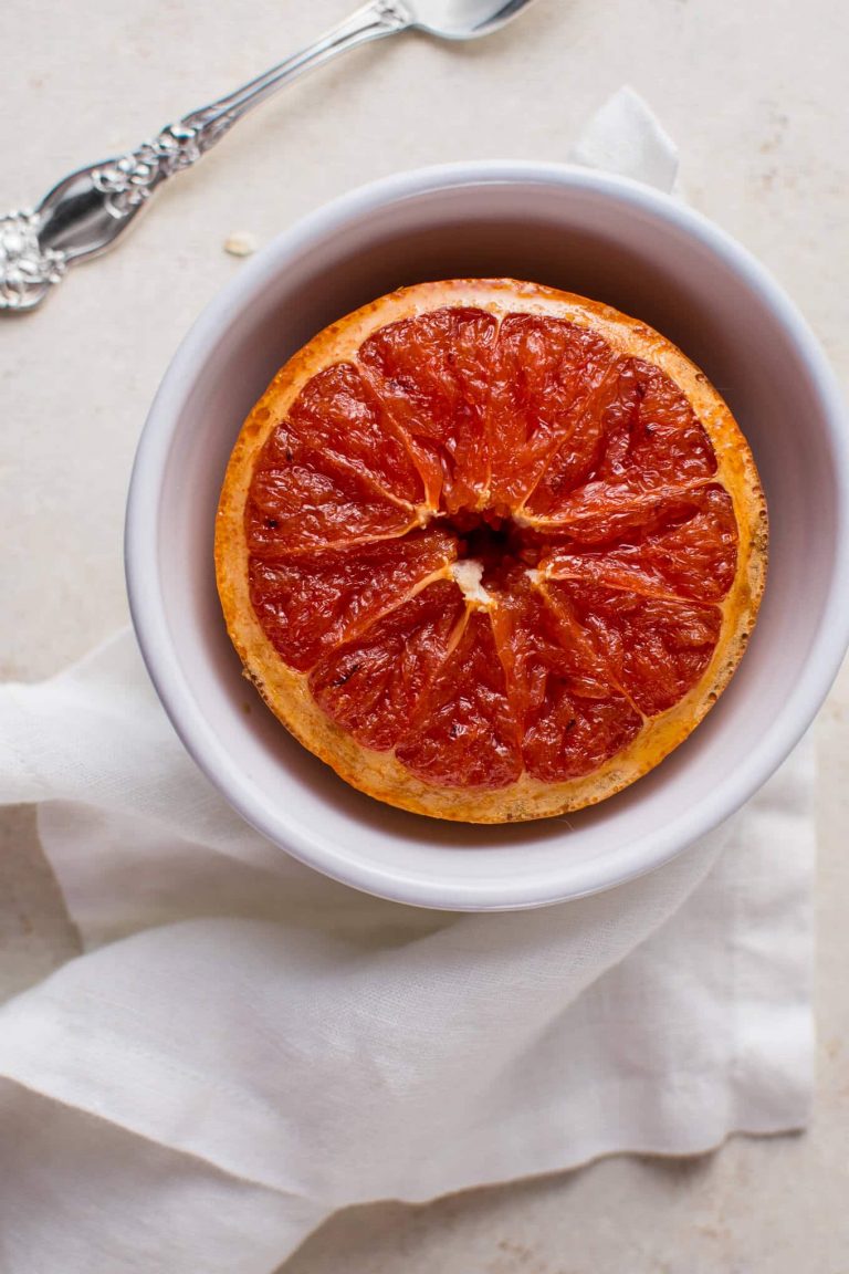 Grapefruit Brûlée Breakfast Bowl • Salt & Lavender