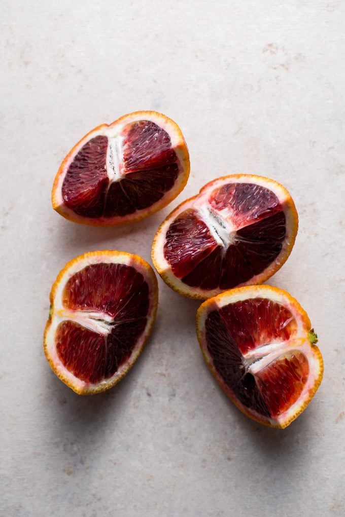 blood orange wedges