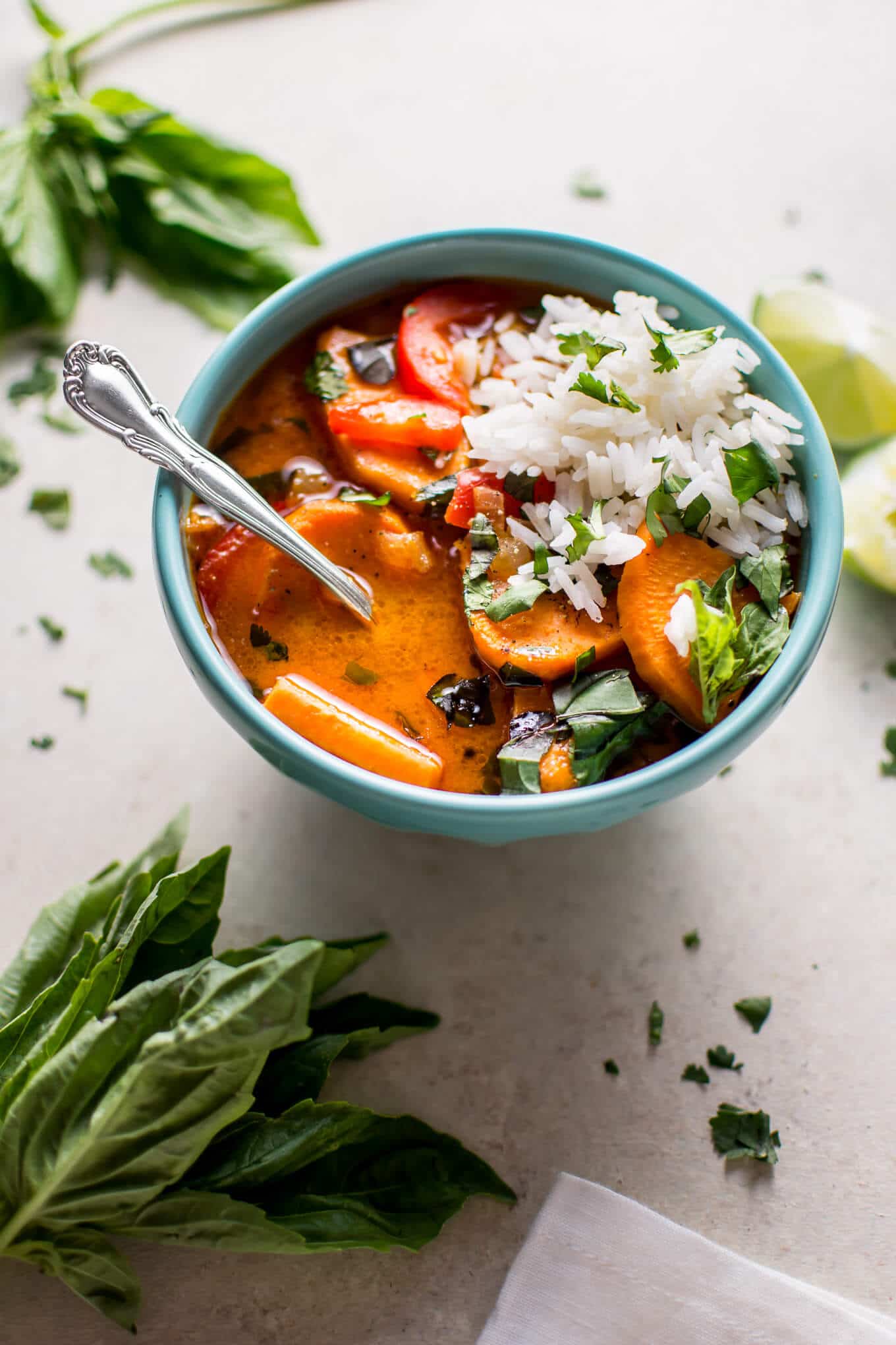 Thai Sweet Potato Coconut Red Curry • Salt & Lavender