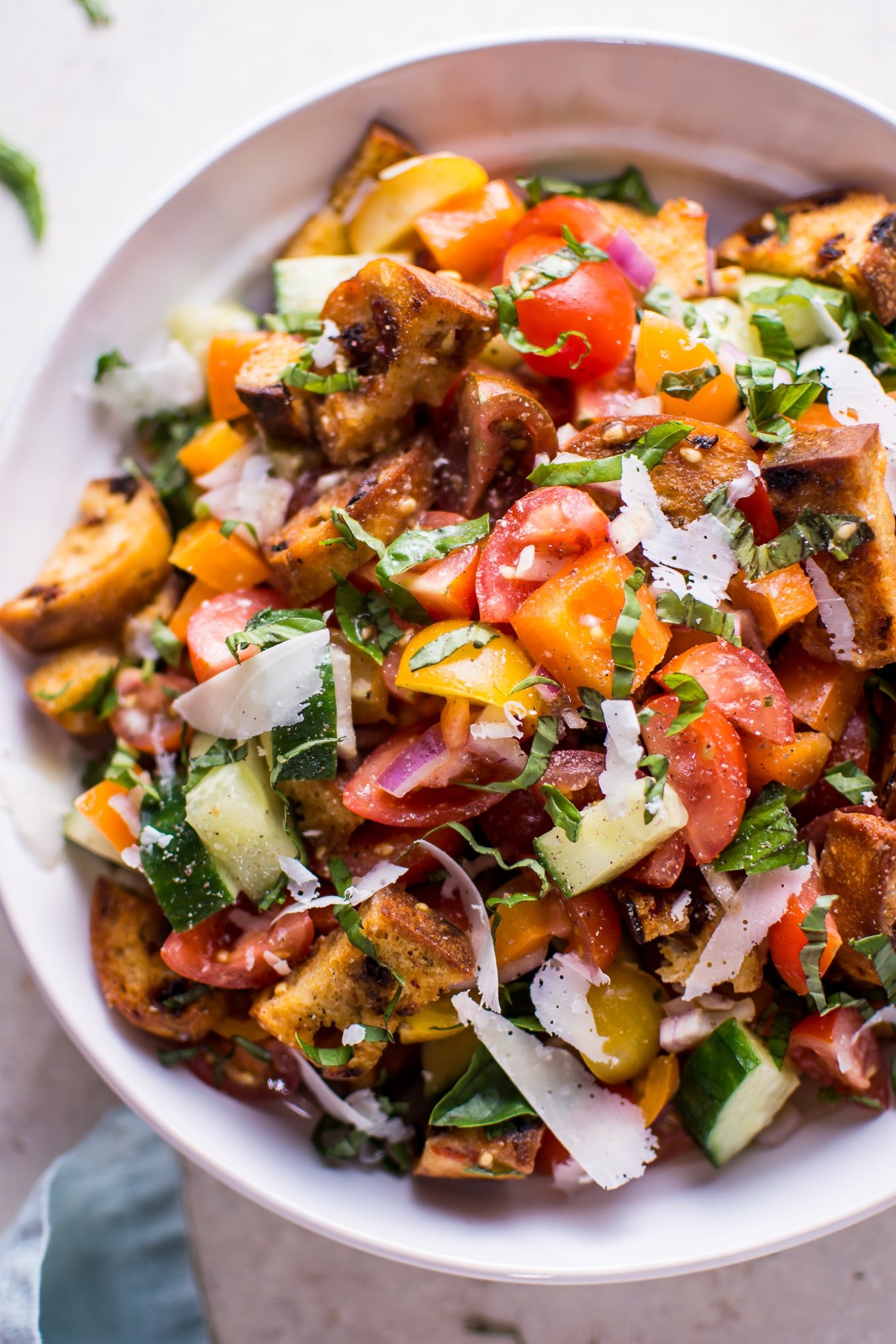 Panzanella (Tuscan Tomato and Bread Salad) • Salt & Lavender