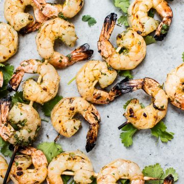 These flavorful grilled tequila lime shrimp are sure to be a hit at any BBQ or summer gathering! 