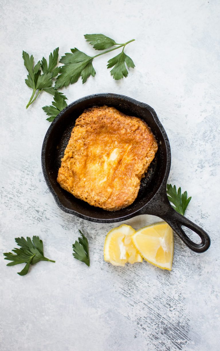 Saganaki (Greek Fried Cheese) • Salt & Lavender