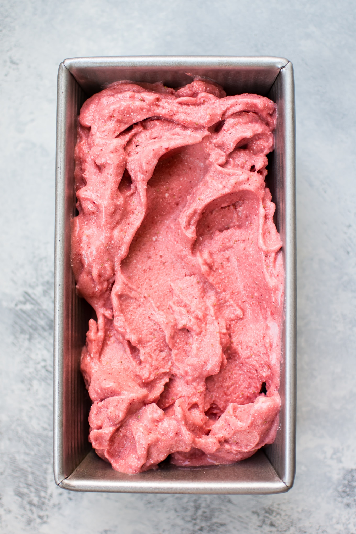 2Ingredient Vegan Strawberry Ice Cream (No Churn, DairyFree, No Added
