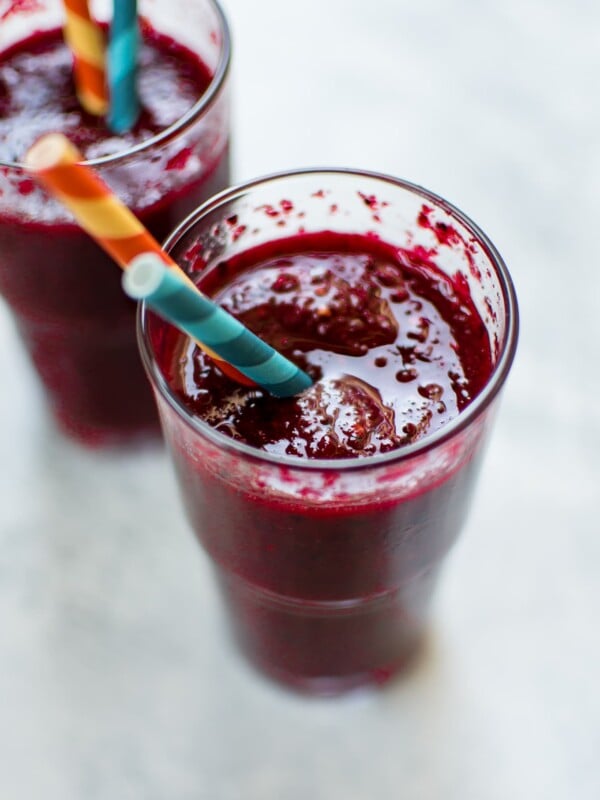 This vibrant beet and berry smoothie is the perfect easy and nourishing snack or healthy addition to your breakfast!