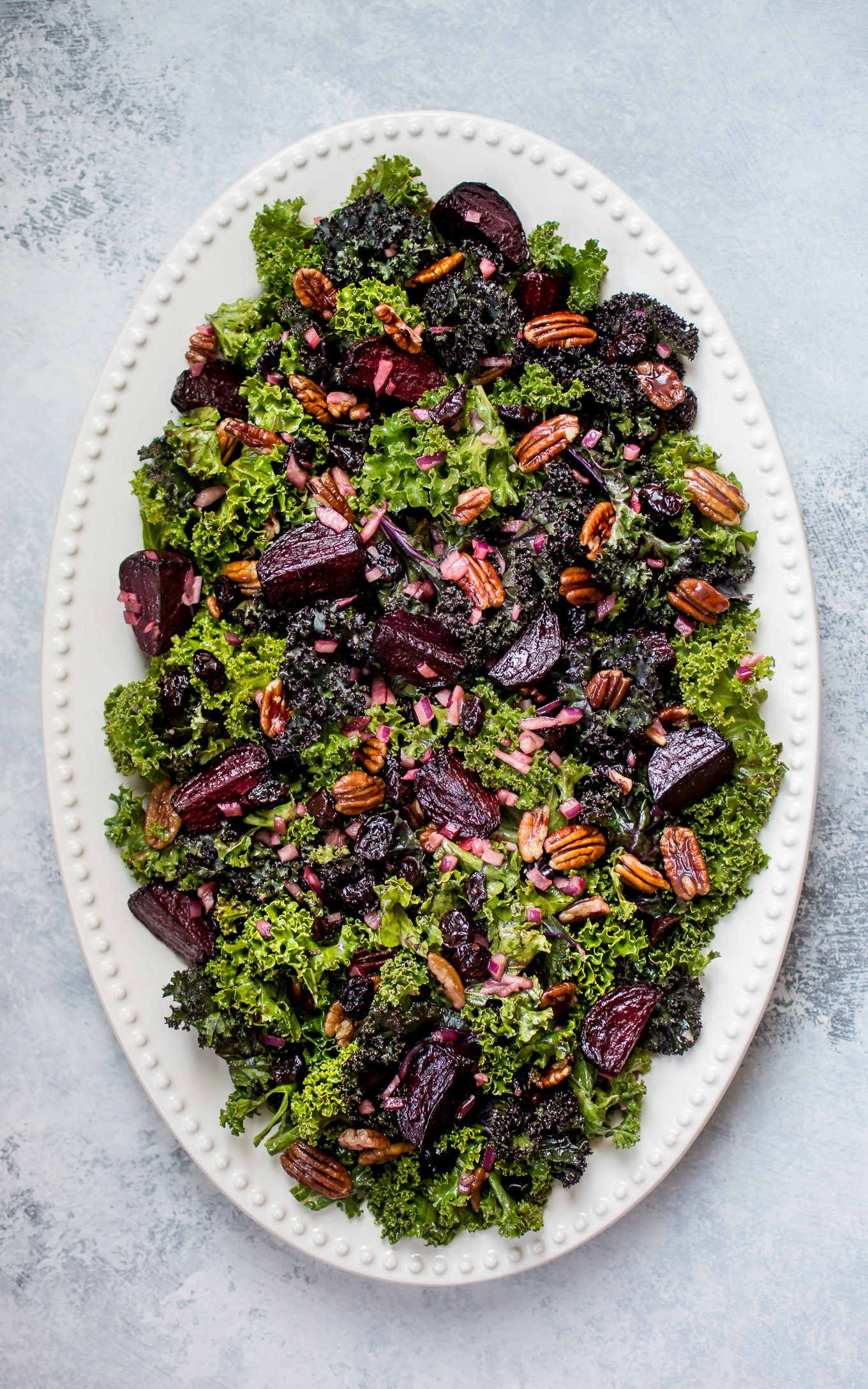 Roasted Beet and Kale Salad • Salt & Lavender