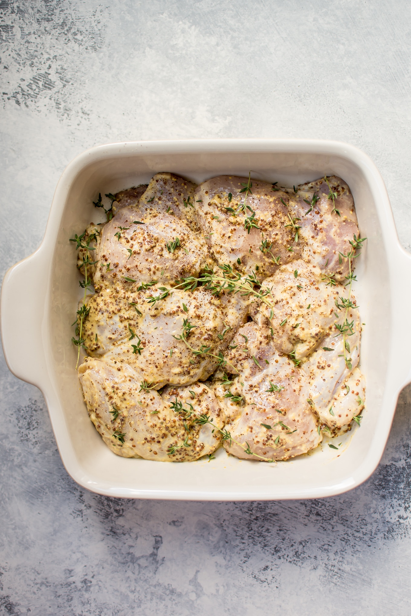 Easy Roasted Mustard Chicken Thighs • Salt & Lavender