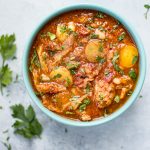 This Crockpot cabbage soup is hearty, warming, and packed with flavor! Throw everything in the slow cooker, and you'll come home to a delicious hot bowl of soup.