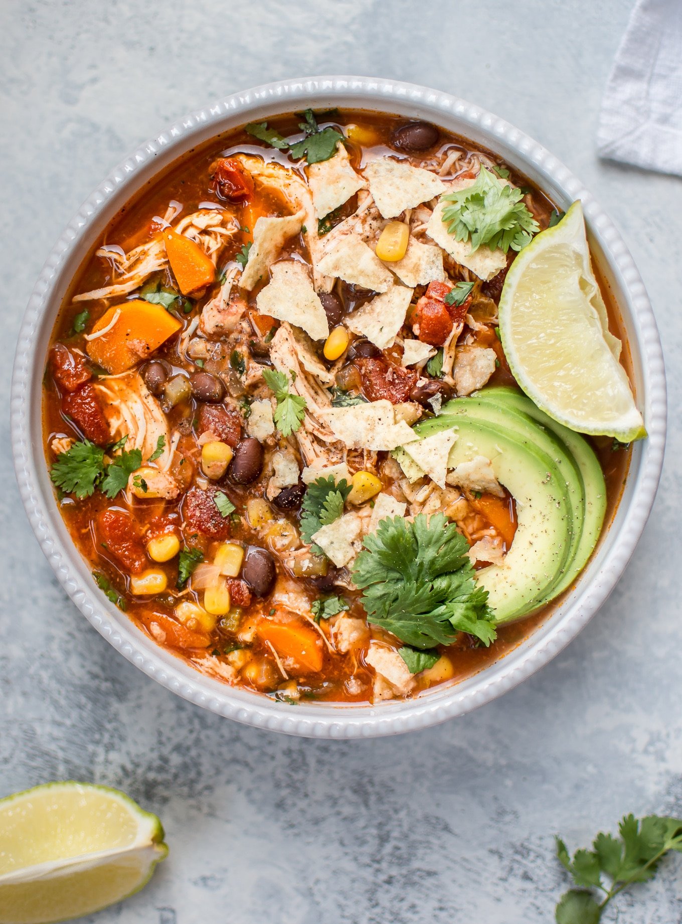 Crockpot Mexican Chicken Soup • Salt & Lavender