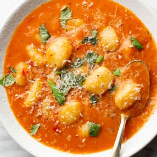 Creamy Tomato Gnocchi Soup • Salt & Lavender