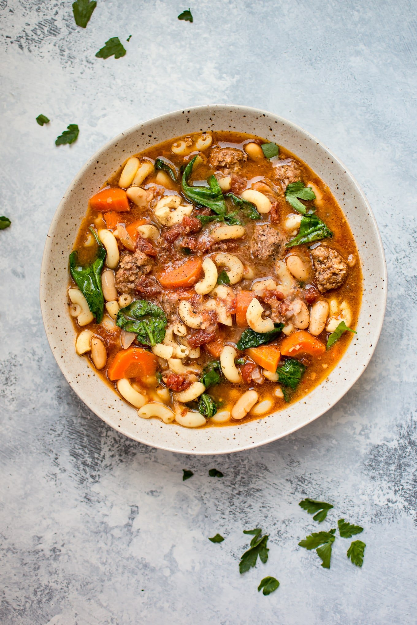 Crockpot Italian Sausage Soup • Salt & Lavender