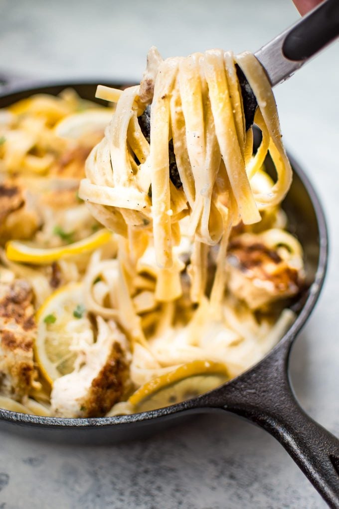 Lemon Parmesan Chicken Alfredo Recipe • Salt & Lavender