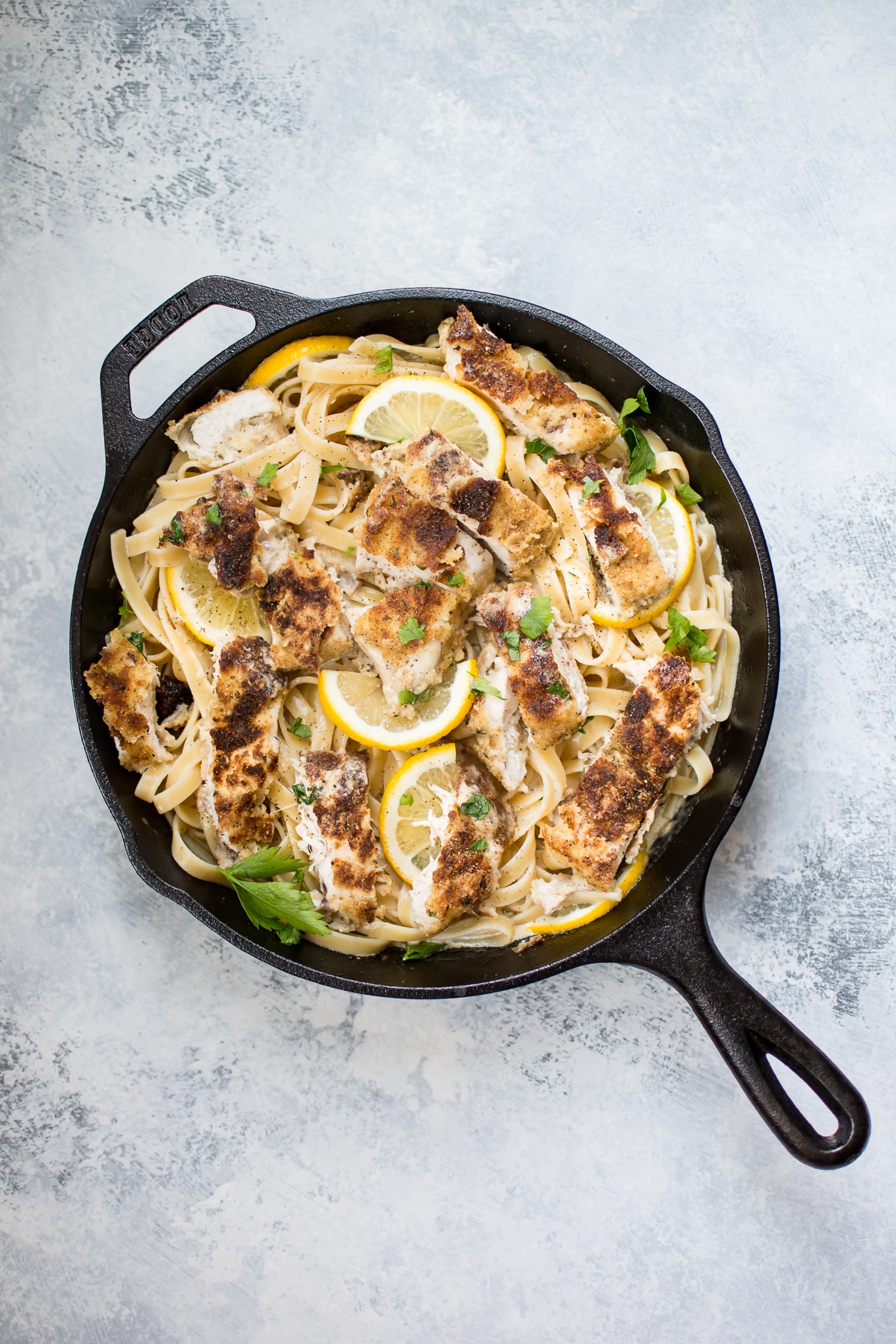 Lemon Parmesan Chicken Alfredo Recipe • Salt & Lavender