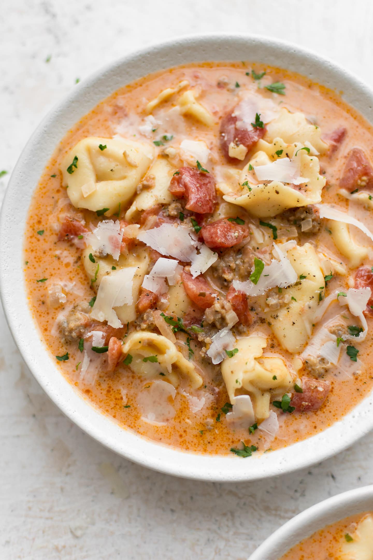 Italian Sausage Tortellini Soup • Salt & Lavender