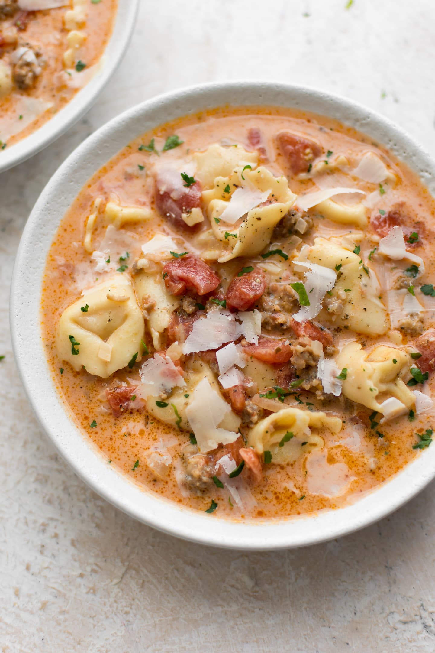 Italian Sausage Tortellini Soup • Salt & Lavender