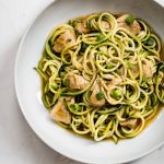 These teriyaki chicken zoodles are easy, so delicious, and ready in only 15 minutes! A tasty low-carb option.