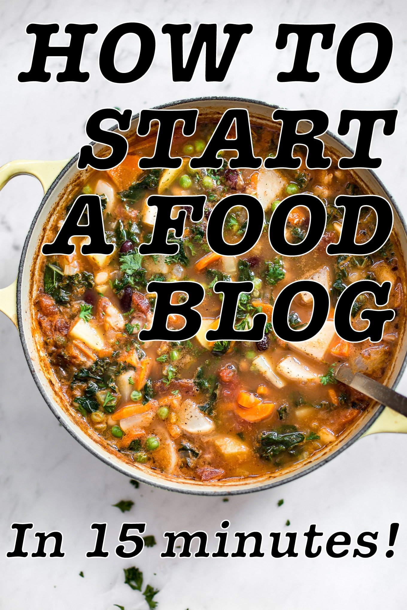 Are you ready to start a food blog? It's easier than you think. This quick guide will get you up and running in no time! 