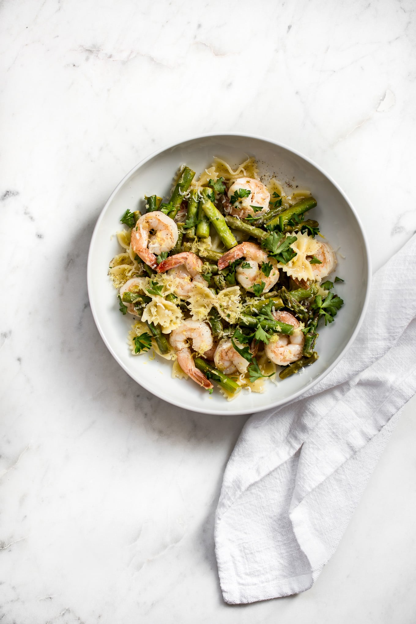 Healthy Shrimp and Asparagus Pasta Recipe • Salt & Lavender