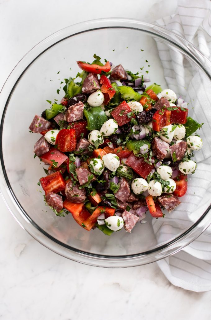 Easy Italian Pasta Salad Recipe • Salt & Lavender