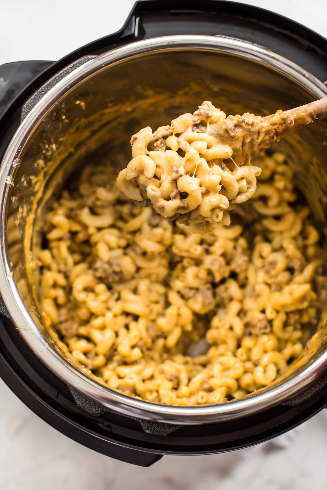 Instant Pot Hamburger Mac and Cheese • Salt & Lavender