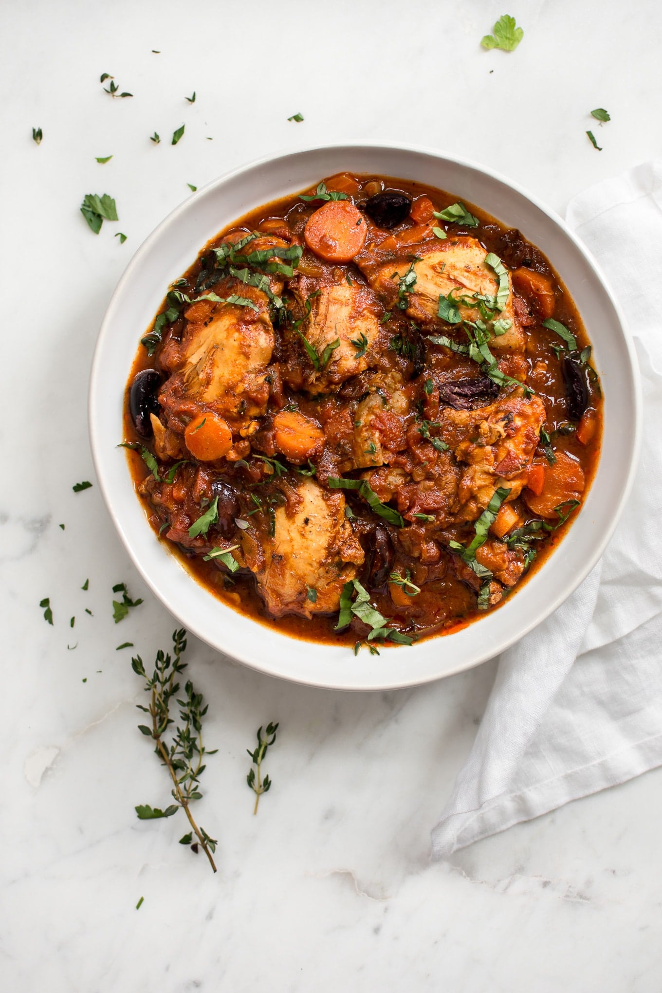 Easy Instant Pot Chicken Cacciatore • Salt & Lavender