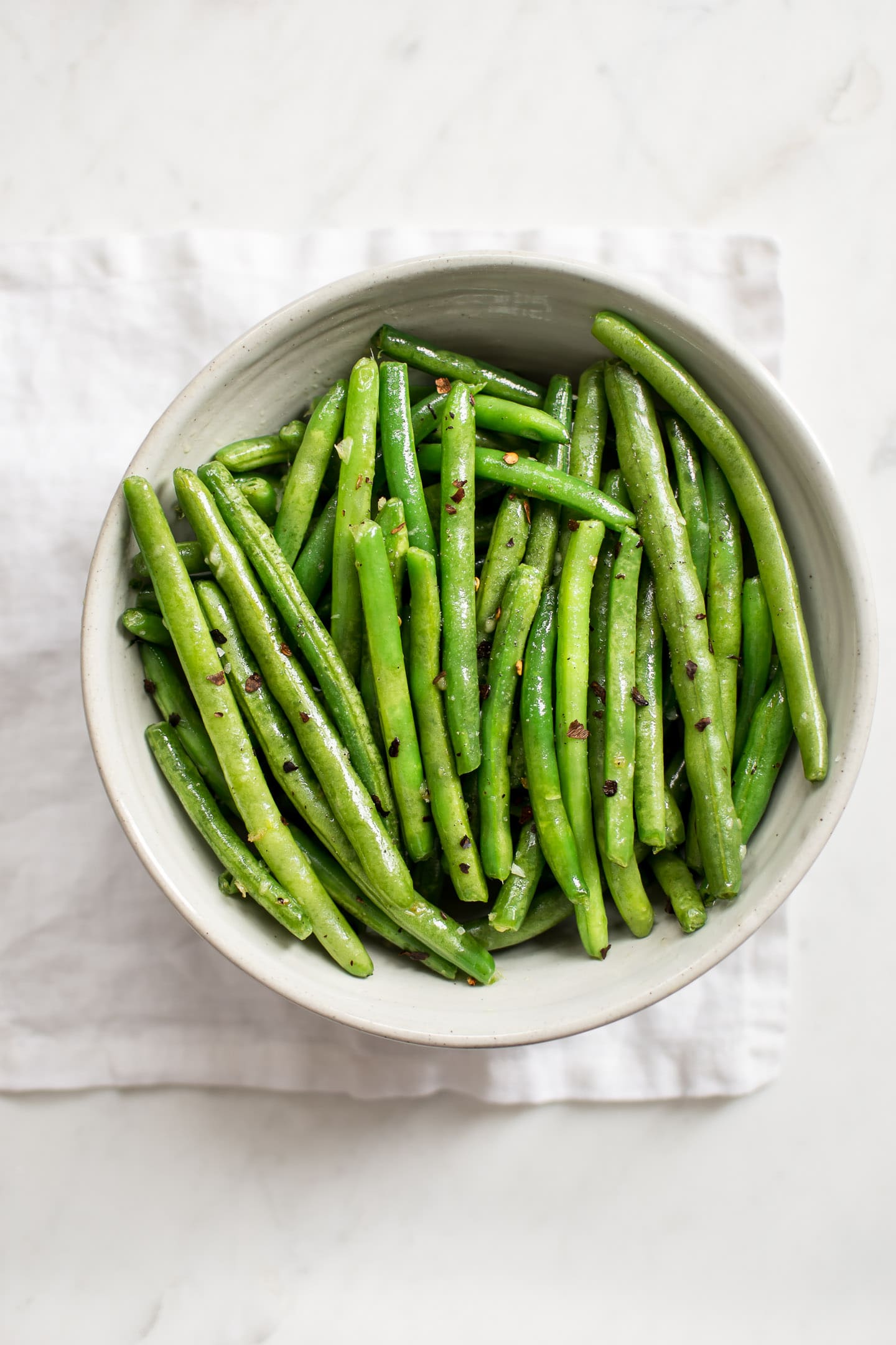 Chili Garlic Easy Green Bean Recipe • Salt & Lavender