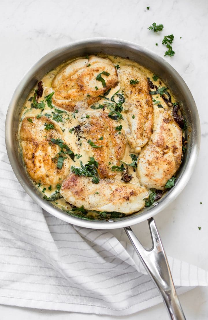 Creamy Tuscan Chicken • Salt Lavender Creamy Tuscan Chicken • Salt Lavender