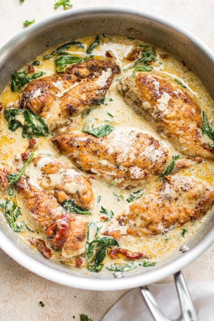 Creamy Tuscan Chicken • Salt & Lavender