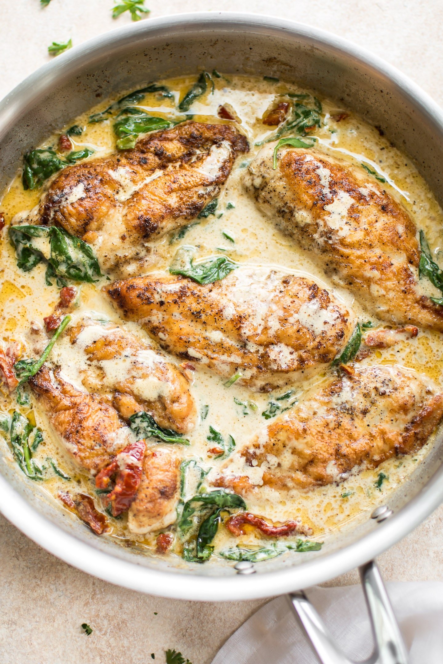 Creamy Tuscan Chicken • Salt & Lavender