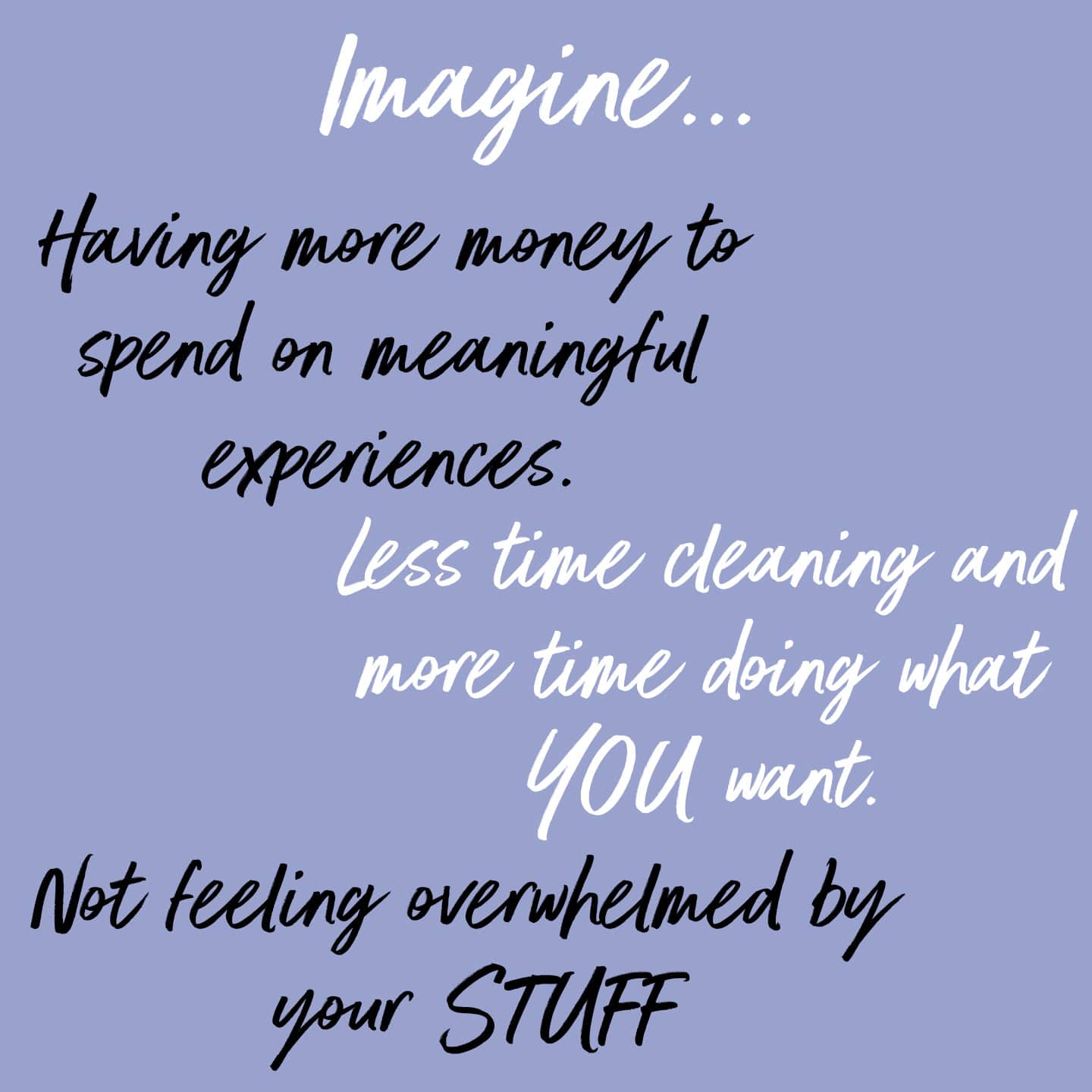 Decluttering Motivation Salt Lavender